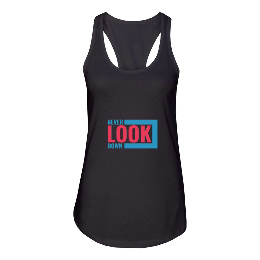 Never Look Down 03 Women's Racerback Tank