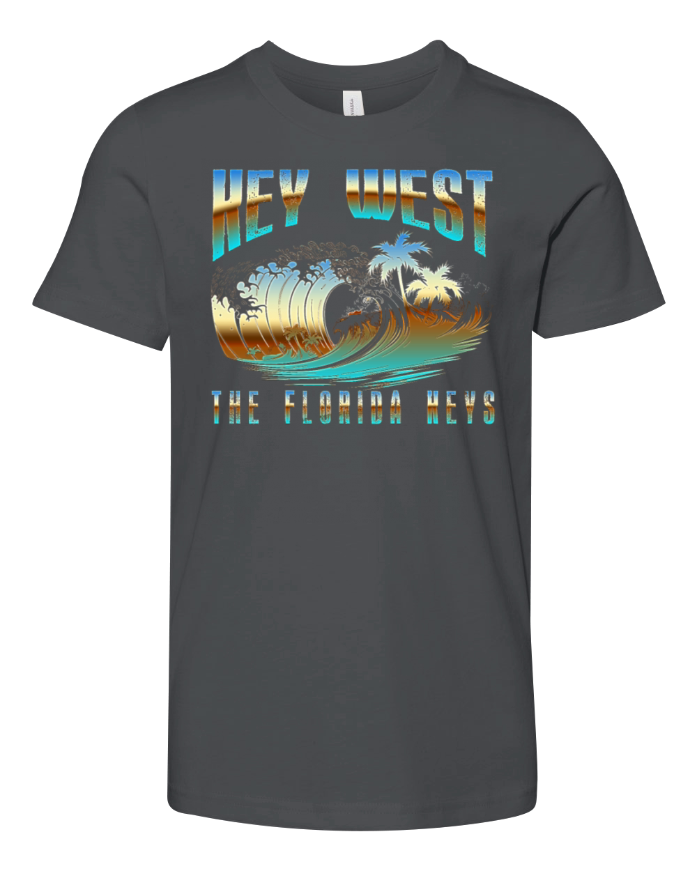 KEY-WEST THE FLORIDA KEYS Diving Sunshine-State Youth Unisex Jersey Tee