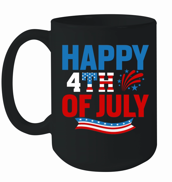 Happy 4th of July (4) Ceramic Mug