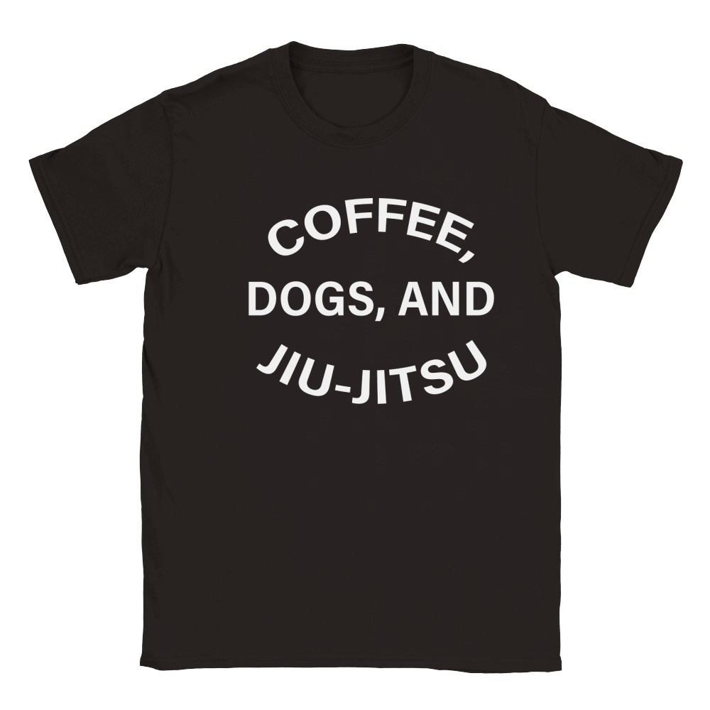 Coffee Dogs, and Jiu Jitsu Classic Kids Crewneck T-shirt