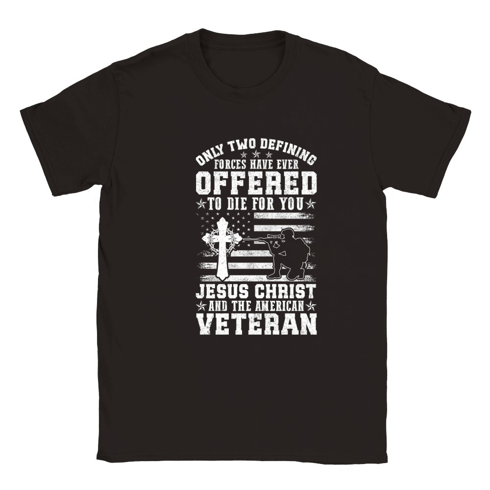 ONLY TWO DEFINING FORCES HAVE EVER OFFERED TO DIE FOR YOU Classic Kids Crewneck T-shirt
