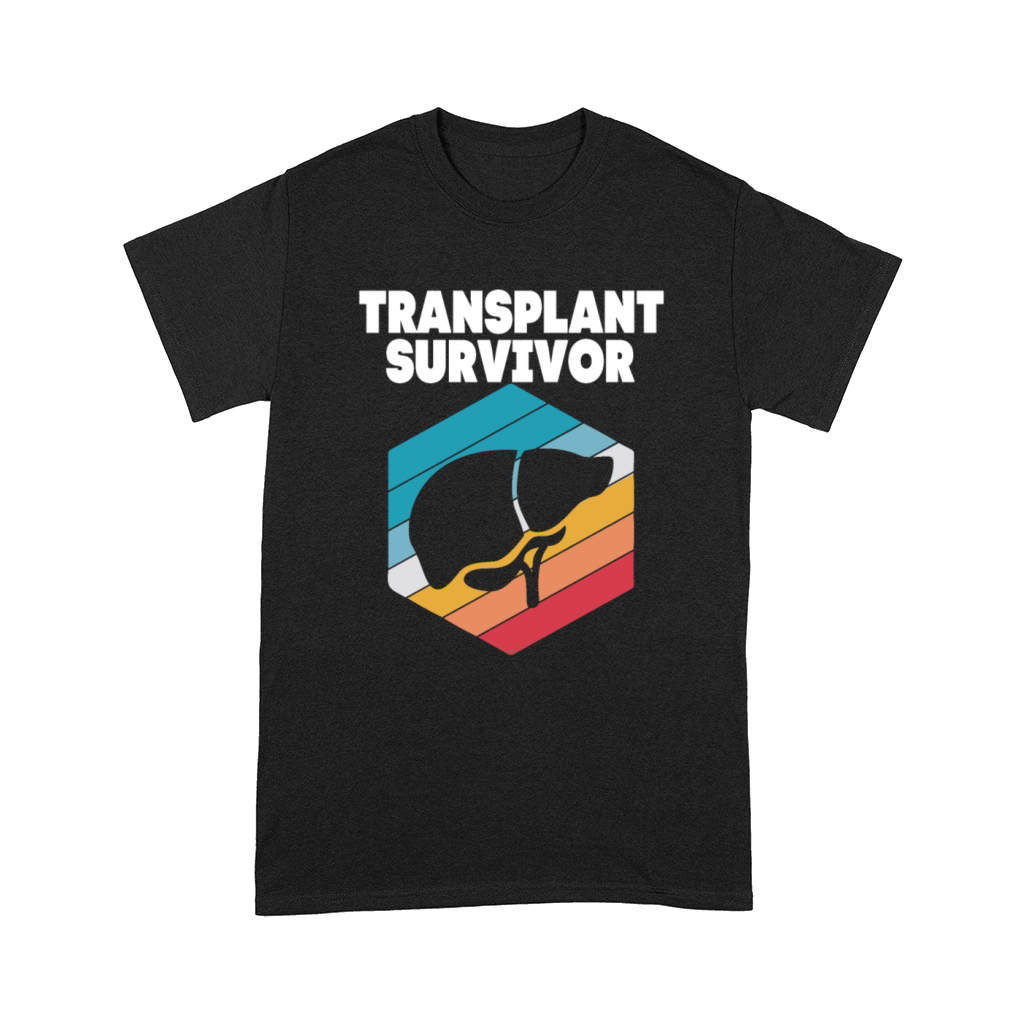 Retro Vintage Liver Donor Transplant Survivor Comfort T-shirt