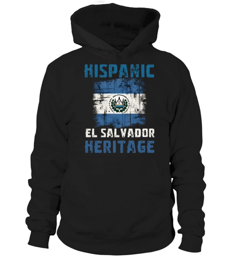 Hispanic El Salvador Heritage Month Hoodie Unisex