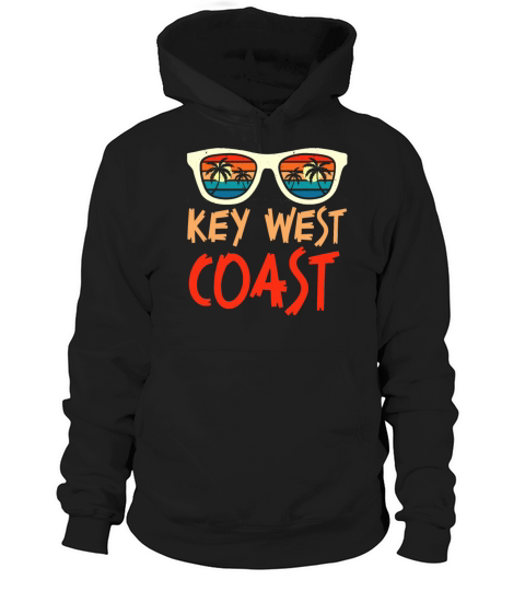 KEY-WEST COAST Vintage Sunshine-State Florida Hoodie Unisex