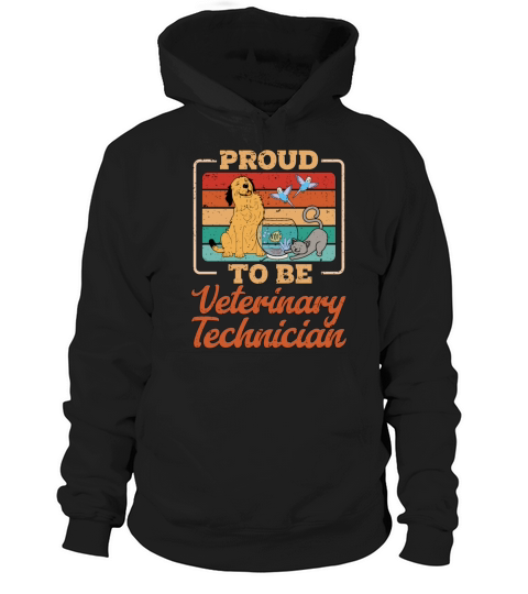 Veterinary Technician Proud To Be Animal Lover Hoodie Unisex