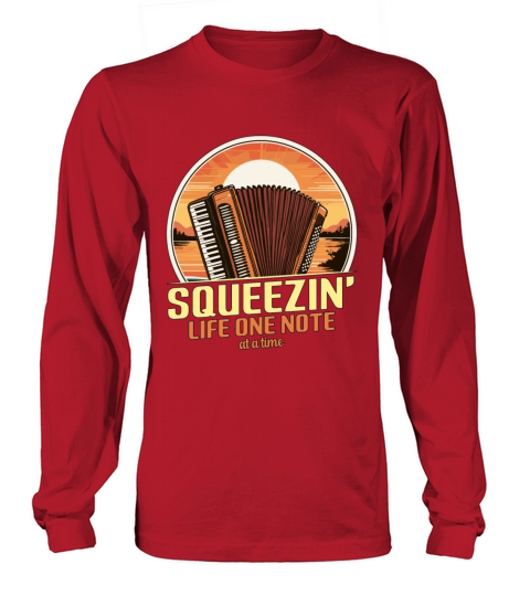 Accordion Squeezin Long sleeved Unisex