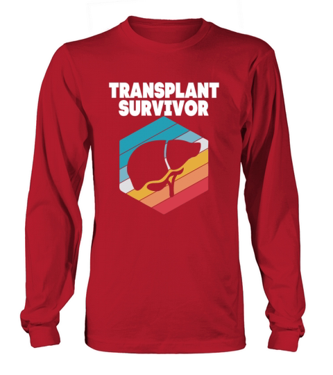 Retro Vintage Liver Donor Transplant Survivor Long sleeved Unisex