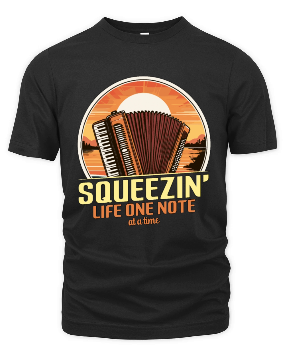 Accordion Squeezin Organic Unisex T-shirt