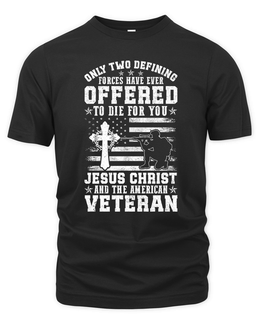 ONLY TWO DEFINING FORCES HAVE EVER OFFERED TO DIE FOR YOU Organic Unisex T-shirt