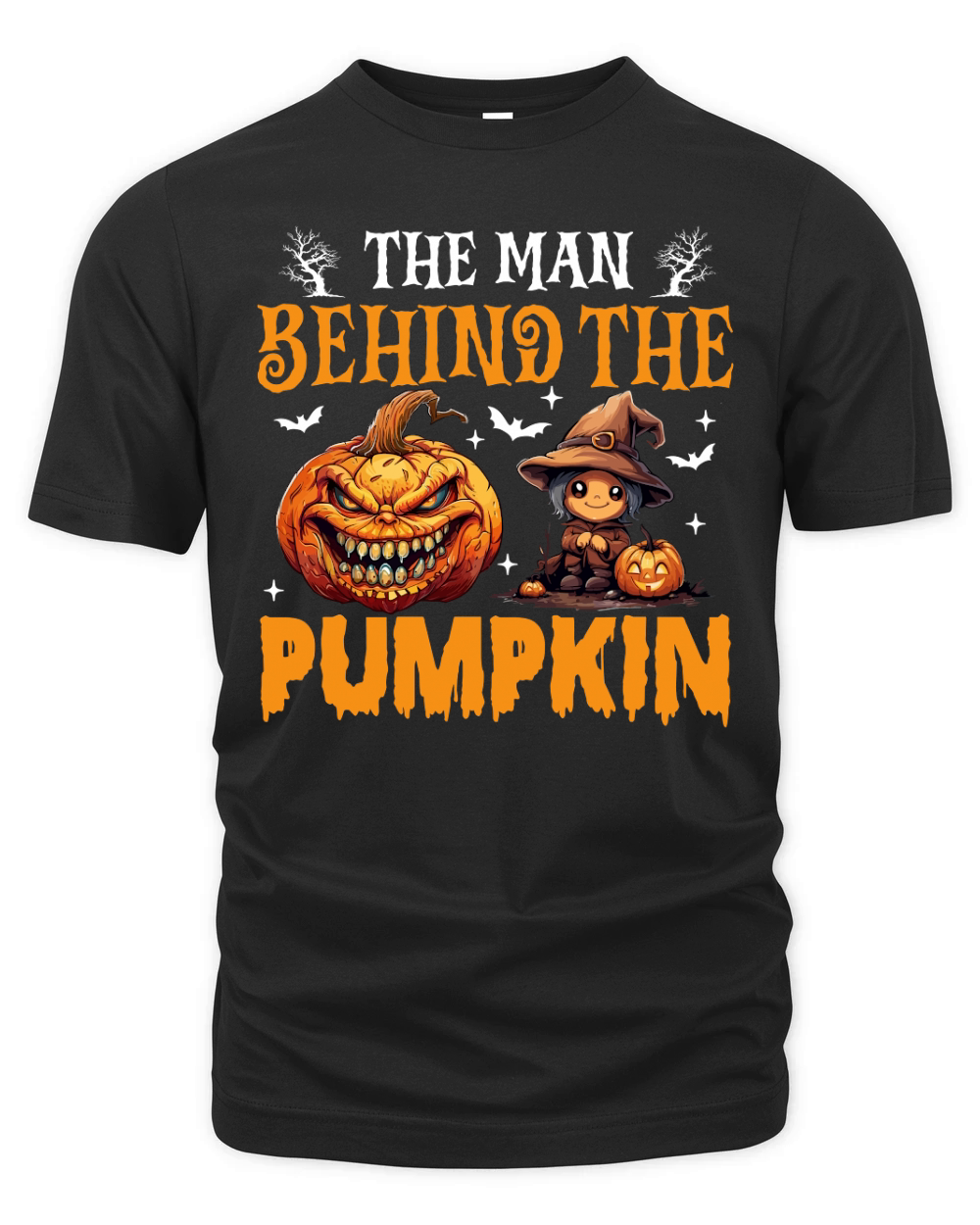 The Man Behind  The  Pumpkin Organic Unisex T-shirt
