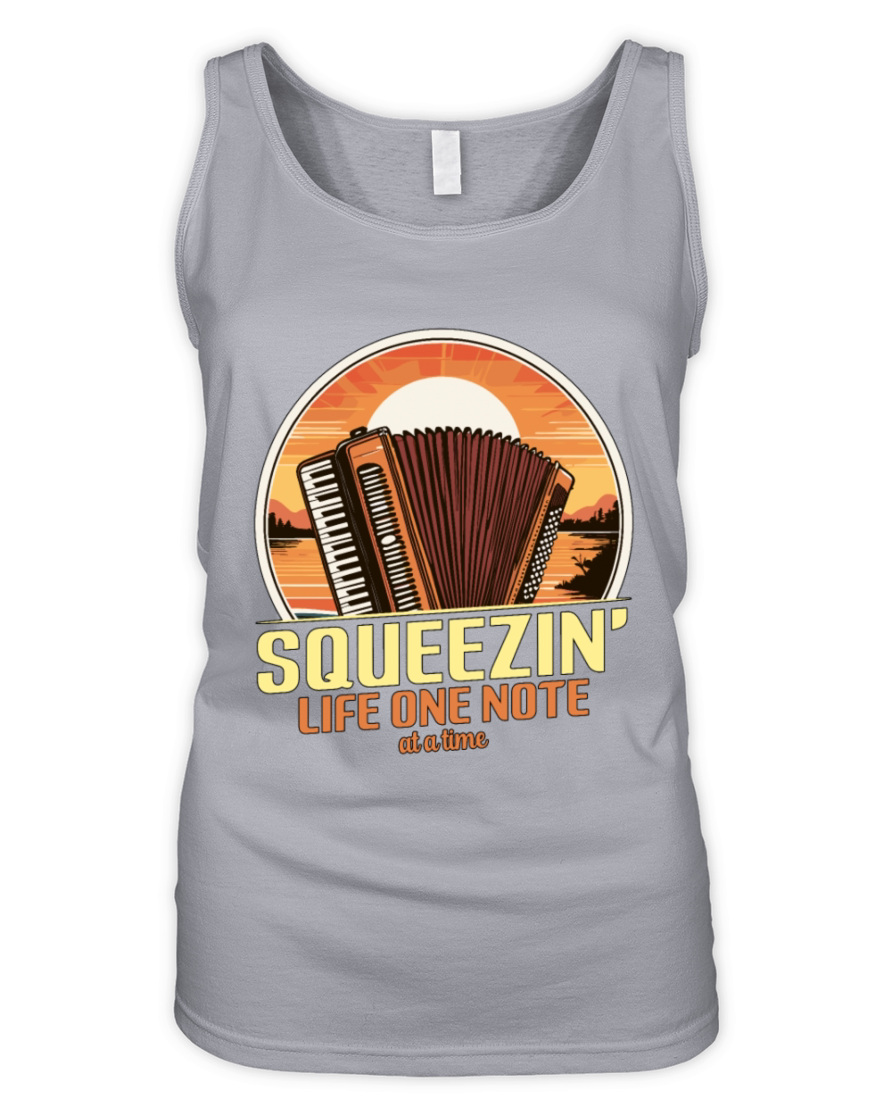 Accordion Squeezin Organic Women's Tank Top