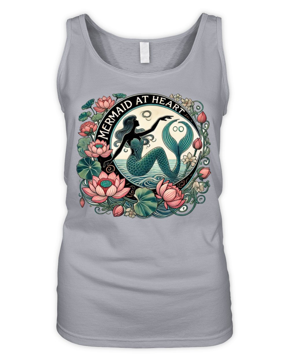Mermaid at Heart Organic Women's Tank Top