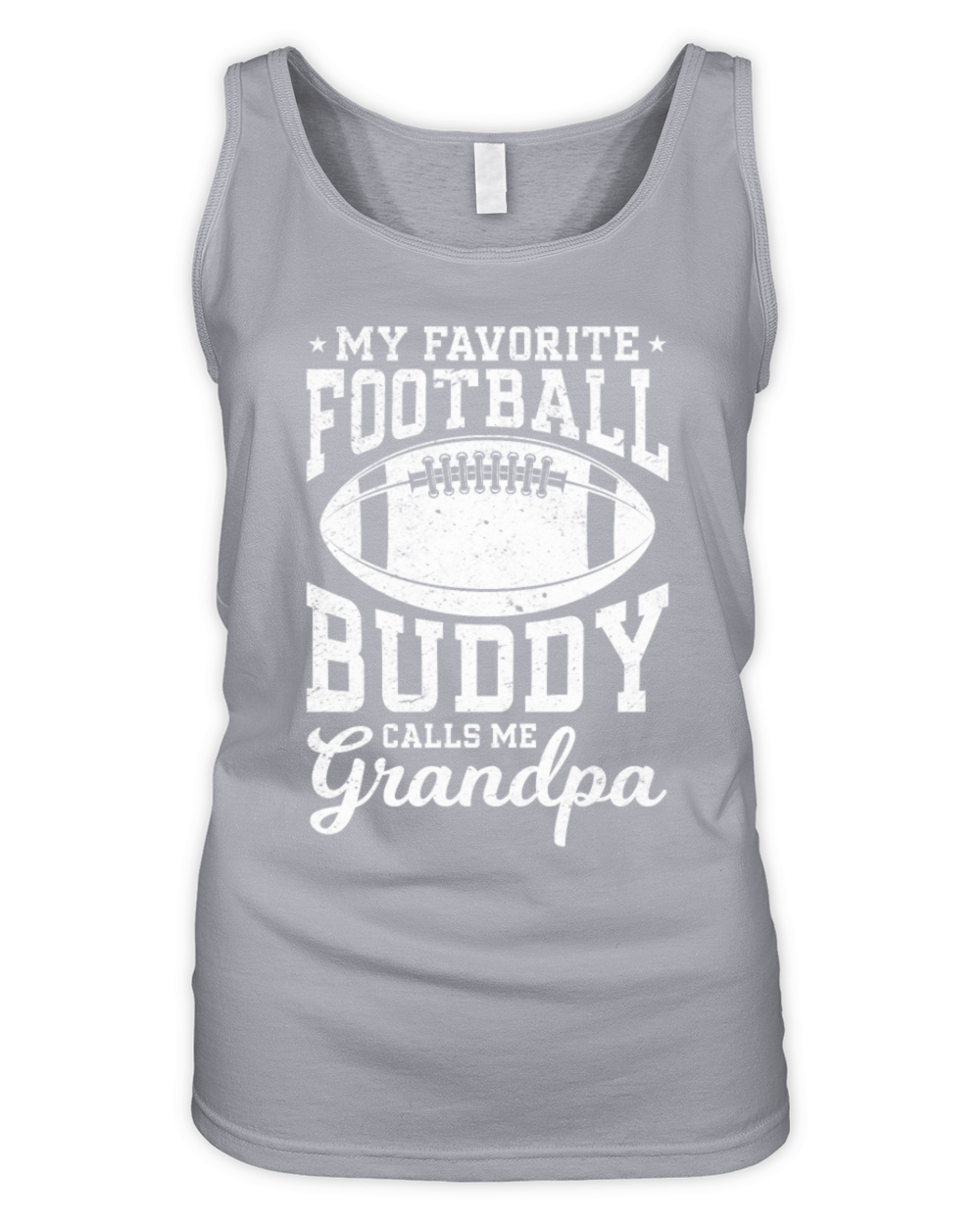 My Favorite Football Buddy calls me Grandpa Footba Organic Women's Tank Top