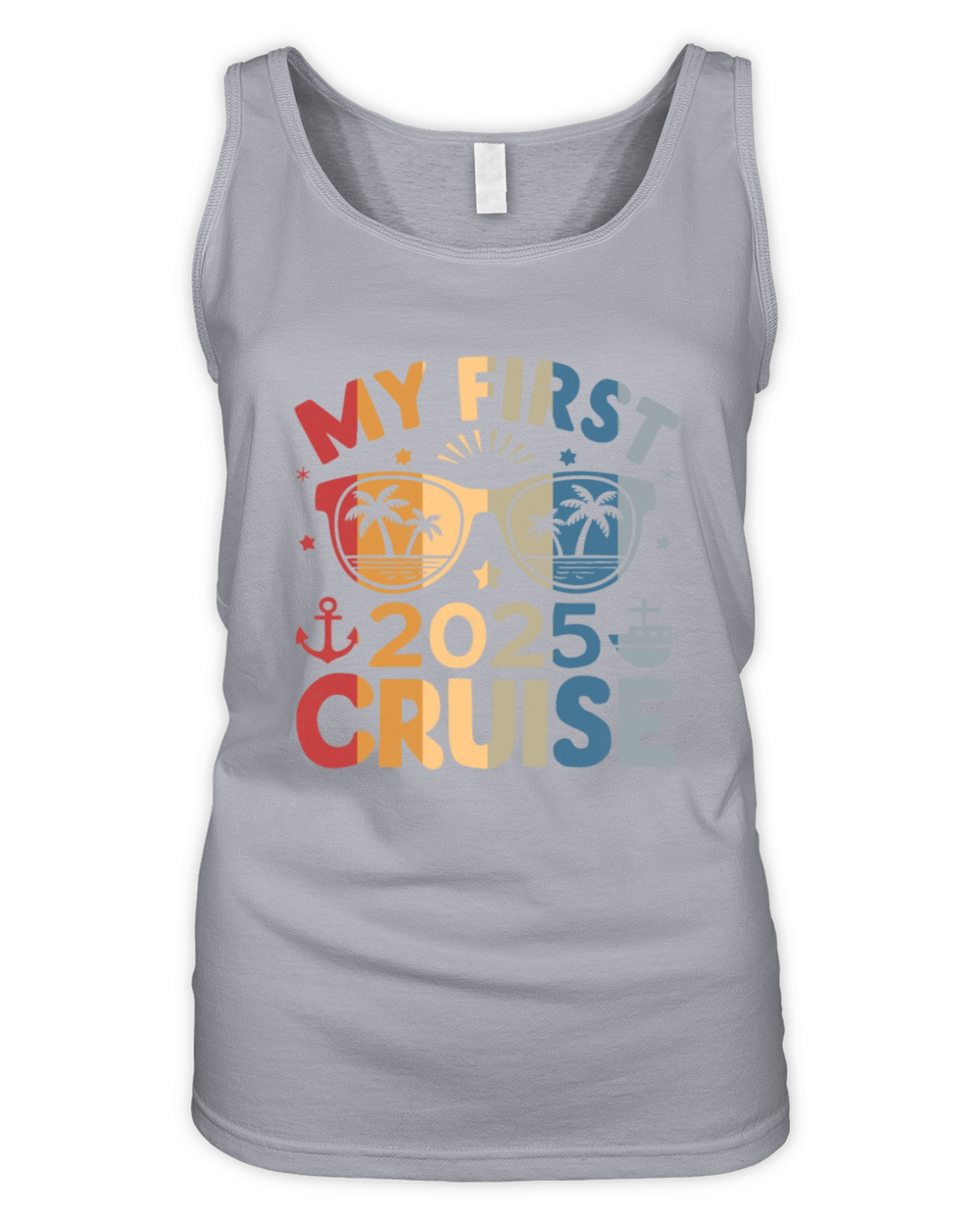 My First Cruise 2025 Vacation Matching Family Organic Women's Tank Top