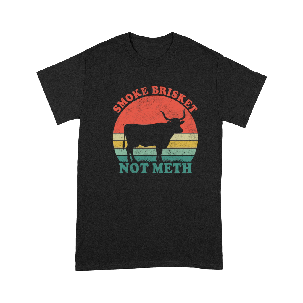 Vintage Smoke Brisket Not Meth Premium T-shirt