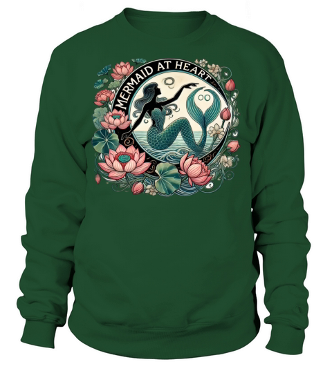 Mermaid at Heart Sweatshirt Unisex