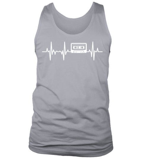 Cassette Tape Heart Rate Tank Top Unisex