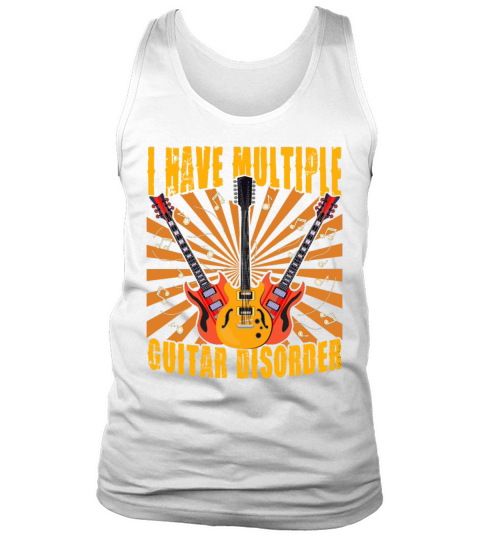 Multiple Bass Disorder Guitar Shirt For Men Tank Top Unisex