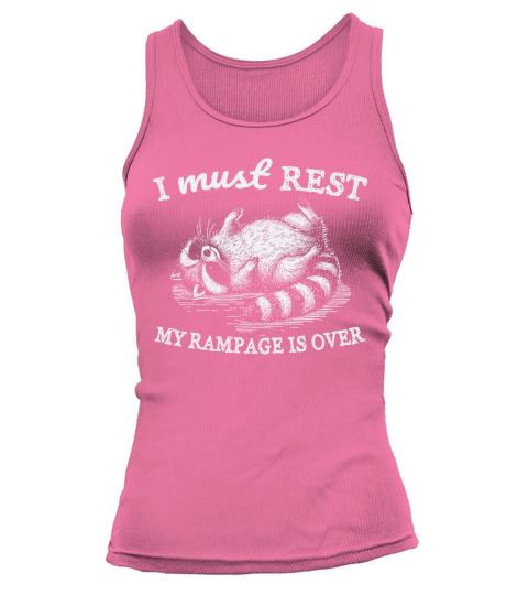 Raccoon weird sleeping D White Tank top Woman