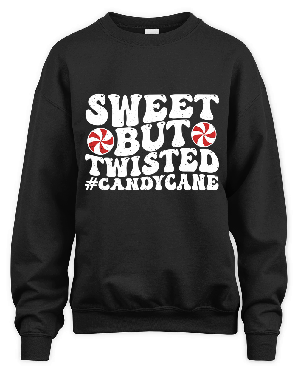 Sweet But Twisted White Unisex Premium Crewneck Sweatshirt