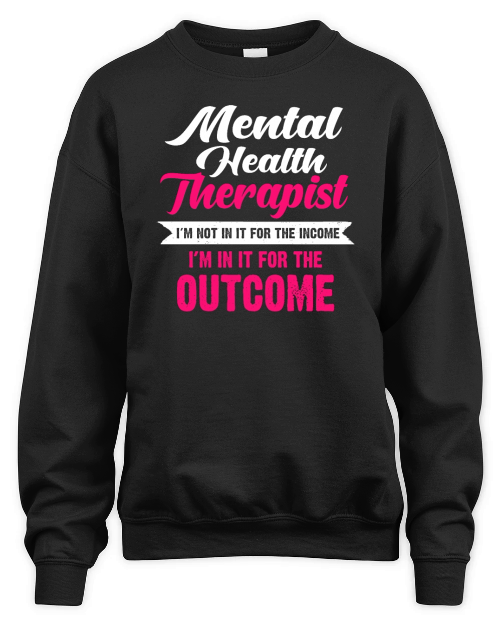 Therapist Puns for Women Mental Health Funny Puns Unisex Premium Crewneck Sweatshirt