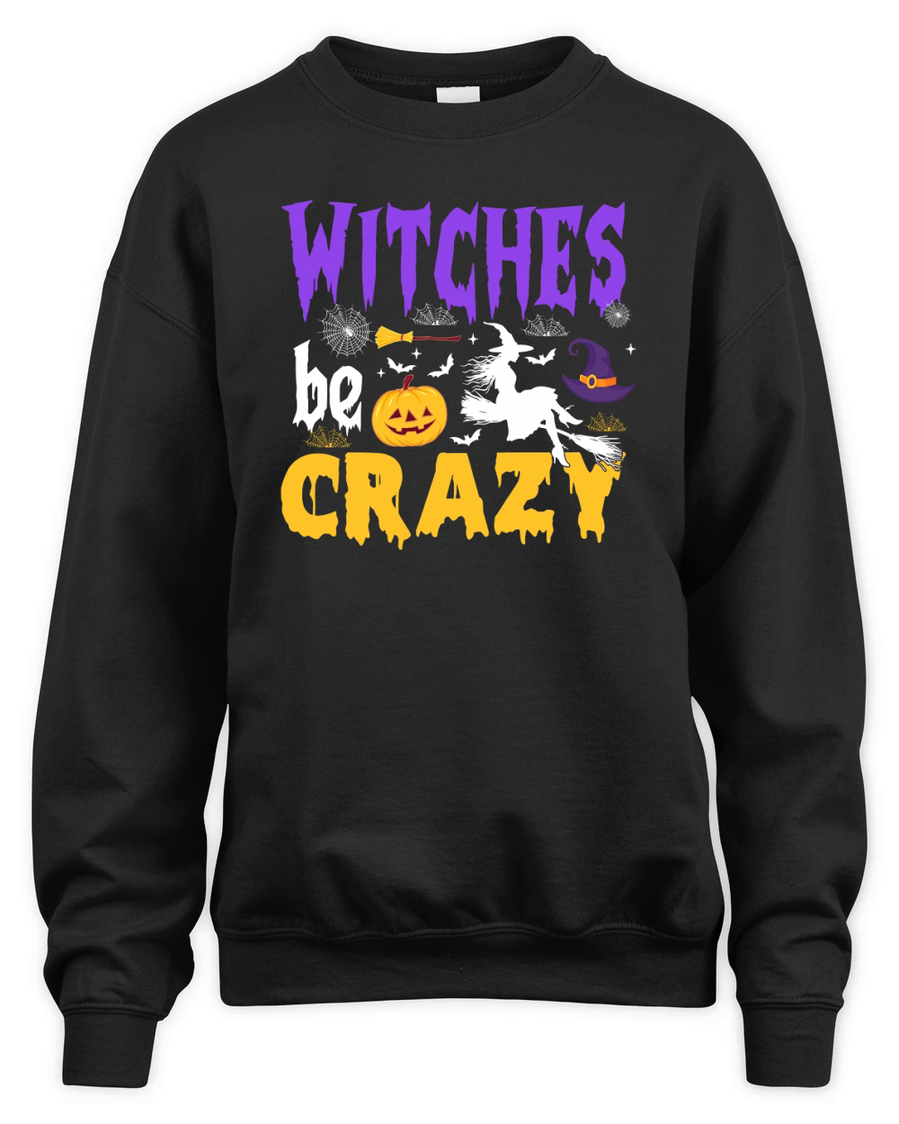 Witches be crazy 03 Unisex Premium Crewneck Sweatshirt