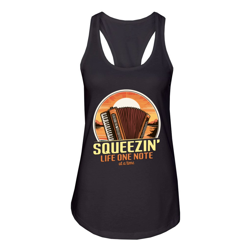 Accordion Squeezin Women's Racerback Tank