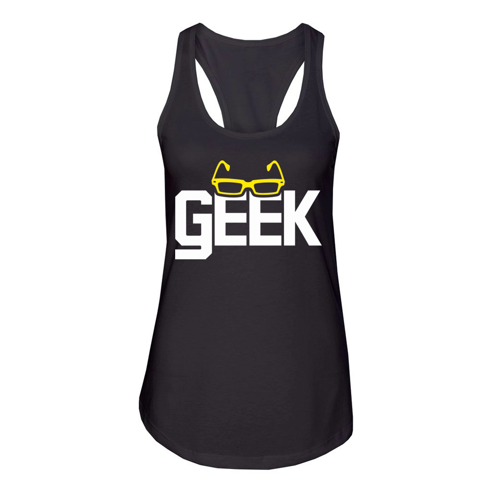 Trendy Geek Nerd Women's Racerback Tank