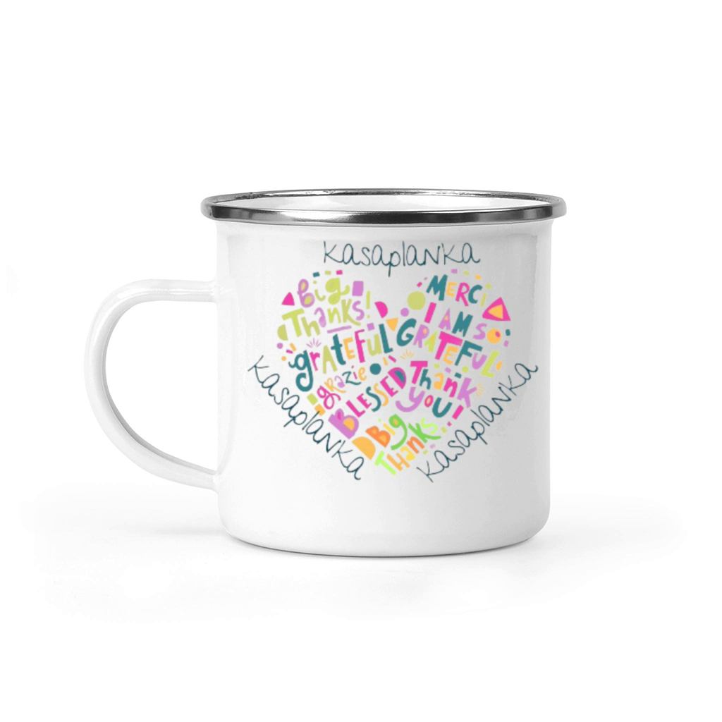 Green and Magenta Colorful Playful Motivation Camping Mug