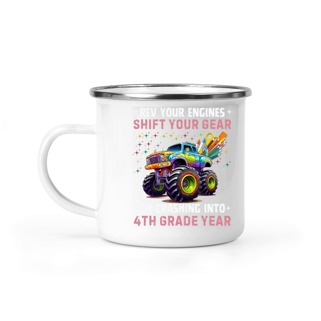 Rev your engines shift your Gear 02 Camping Mug