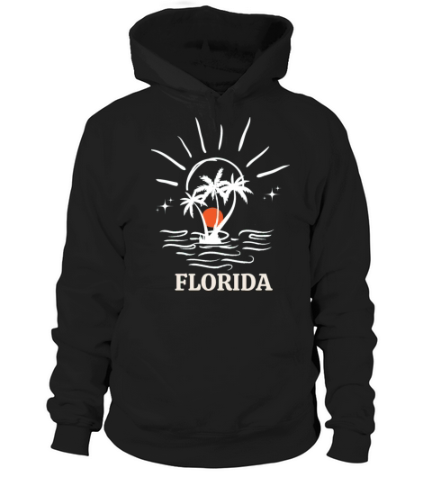 vintage florida retro Hoodie Unisex