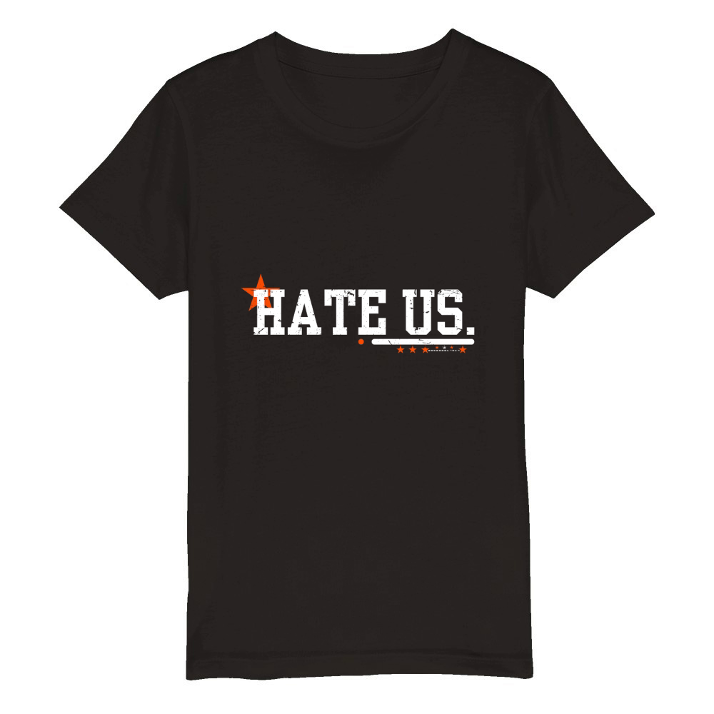 Hate us Organic Kids Crewneck T-shirt