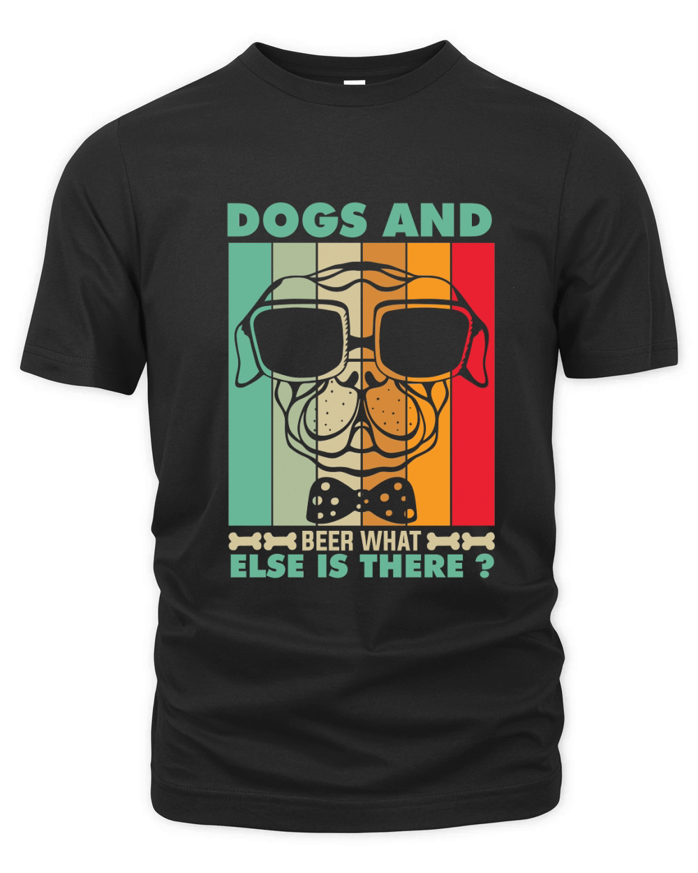 Dogs and beer what else is there Organic Unisex T-shirt