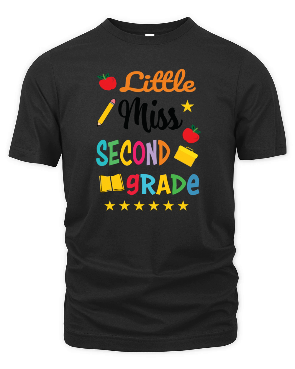 little miss second grade Organic Unisex T-shirt