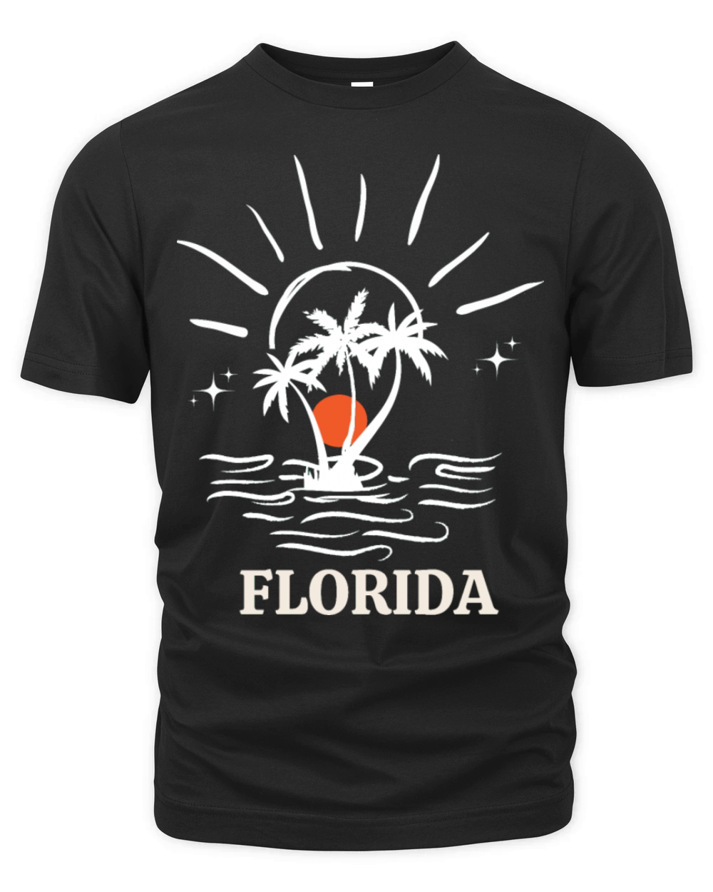 vintage florida retro Organic Unisex T-shirt
