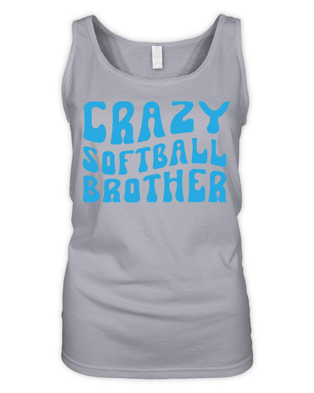 Crazy Softball Brother Organic Women's Tank Top
