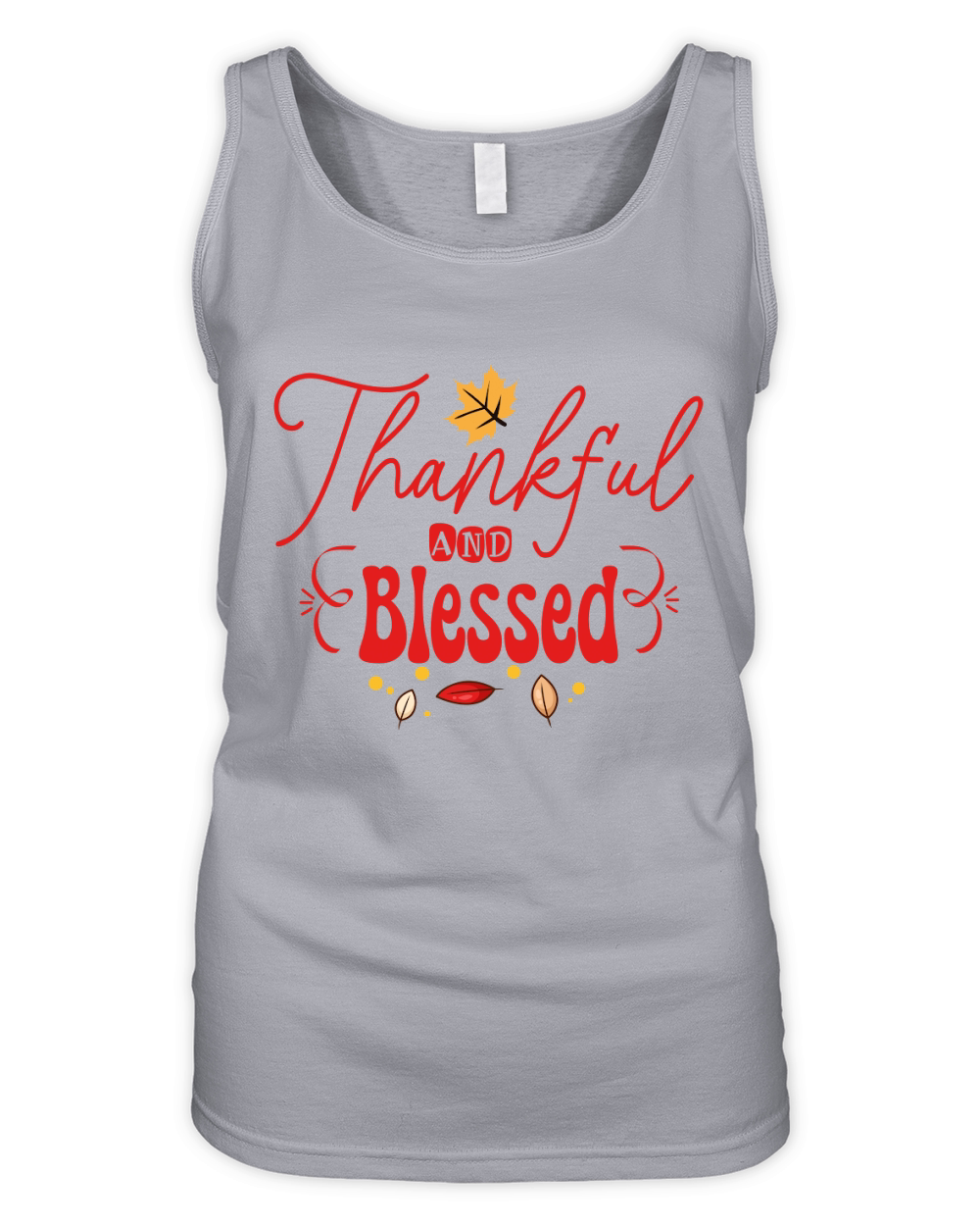 Thankful And Blessed Organic Women's Tank Top