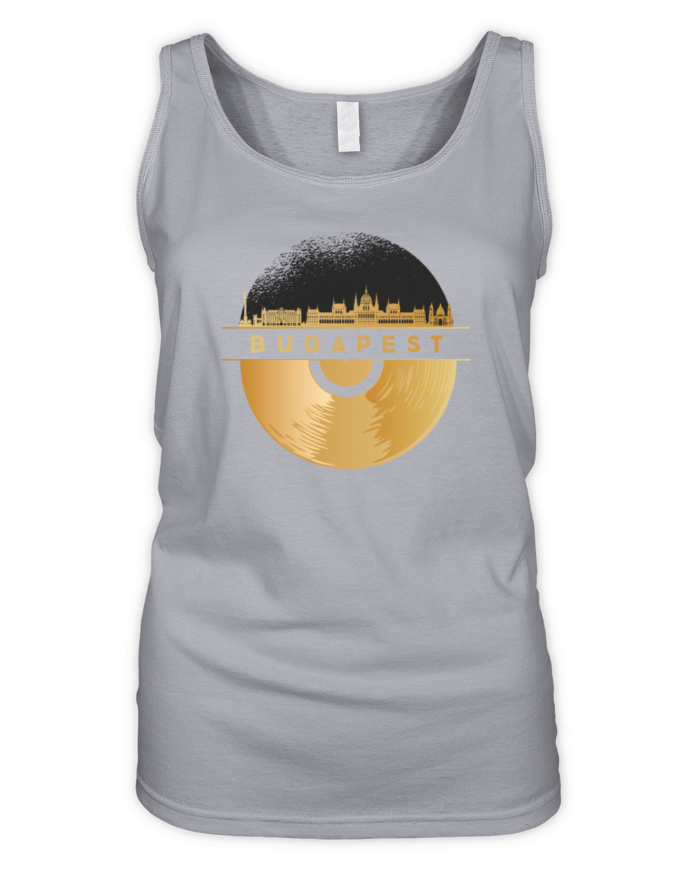 Vinyl-Record-Player Disco-Music Organic Women's Tank Top