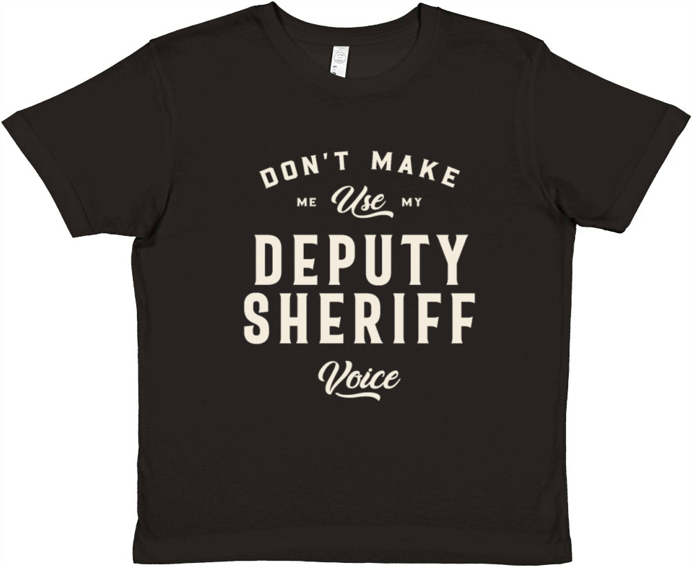 Funny Job Occupation Deputy Sheriff Premium Kids Crewneck T-shirt
