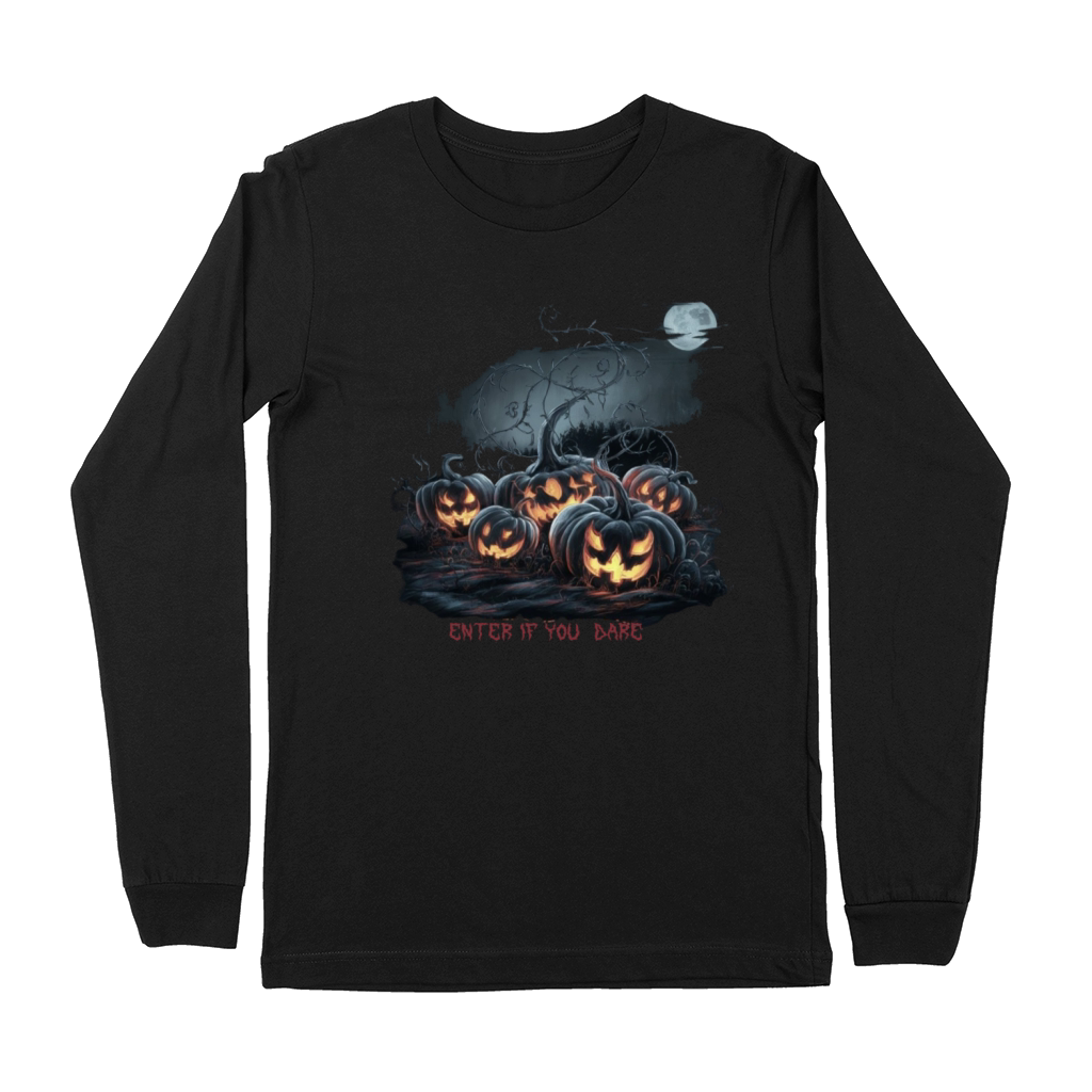 Eerie Pumpkin Hollow Premium Long Sleeve