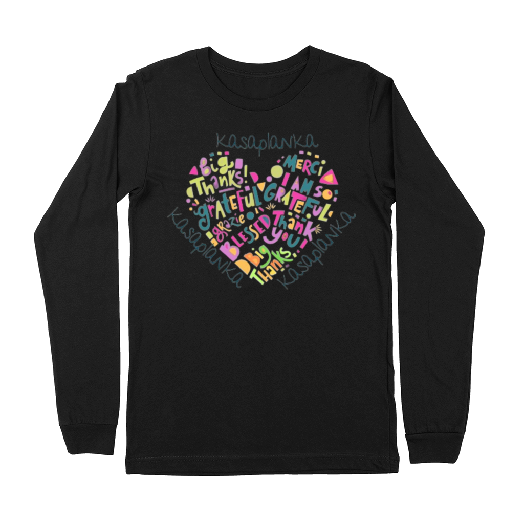Green and Magenta Colorful Playful Motivation Premium Long Sleeve