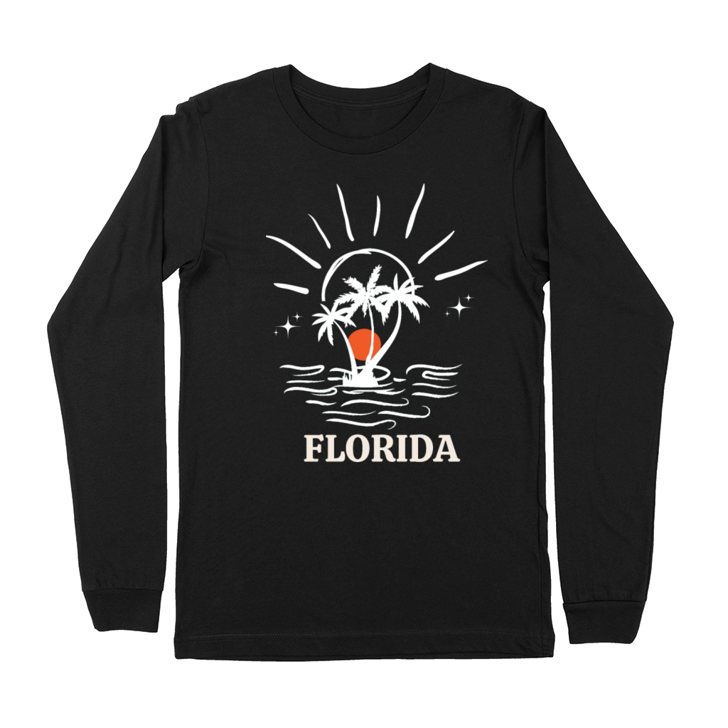 vintage florida retro Premium Long Sleeve