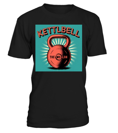 Kettlebell retro vintage T-Shirt Unisex