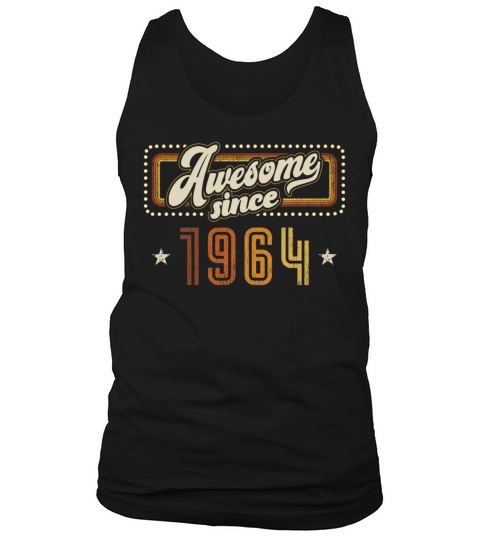Awesome since 1964 Birthday Tank Top Unisex