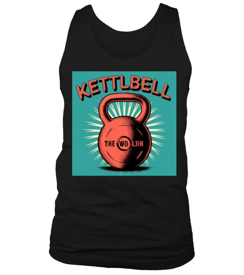 Kettlebell retro vintage Tank Top Unisex