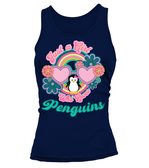 Just A Girl Who Loves Pinguins Funny Pinguin Lover Tank top Woman
