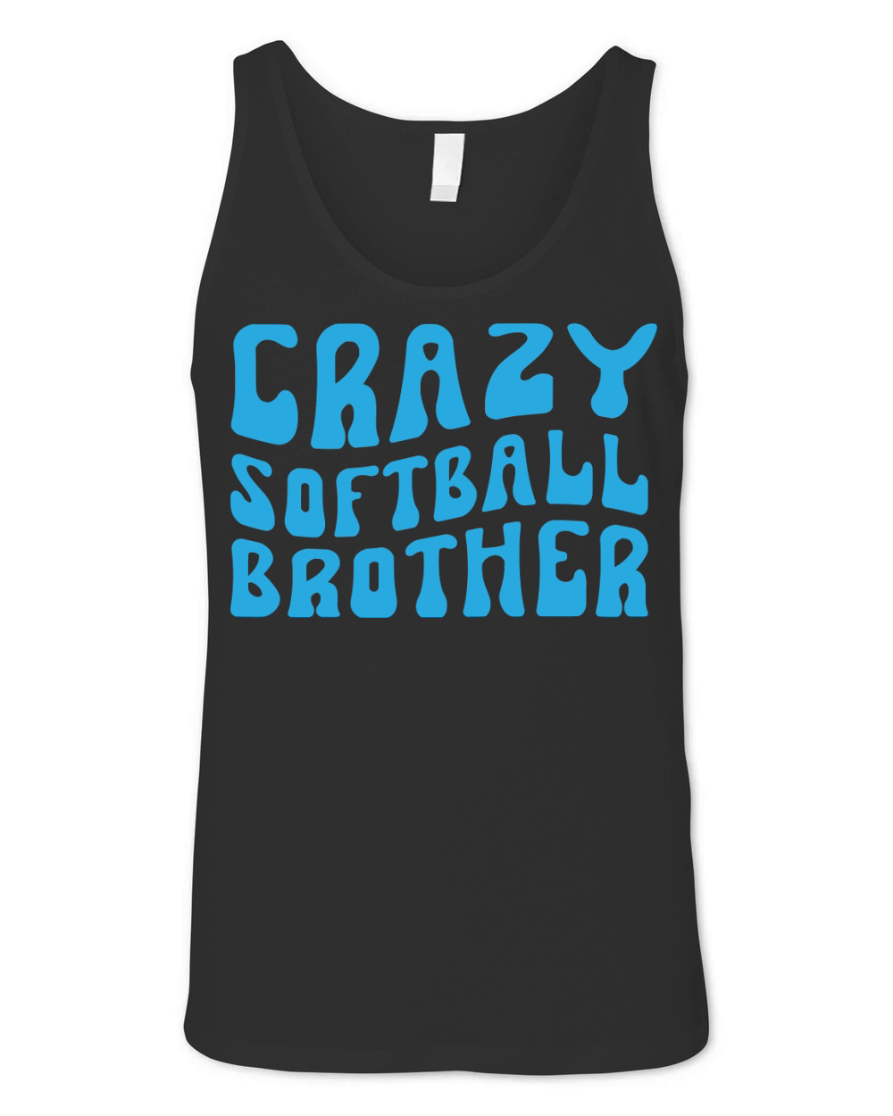 Crazy Softball Brother Unisex Jersey Tank