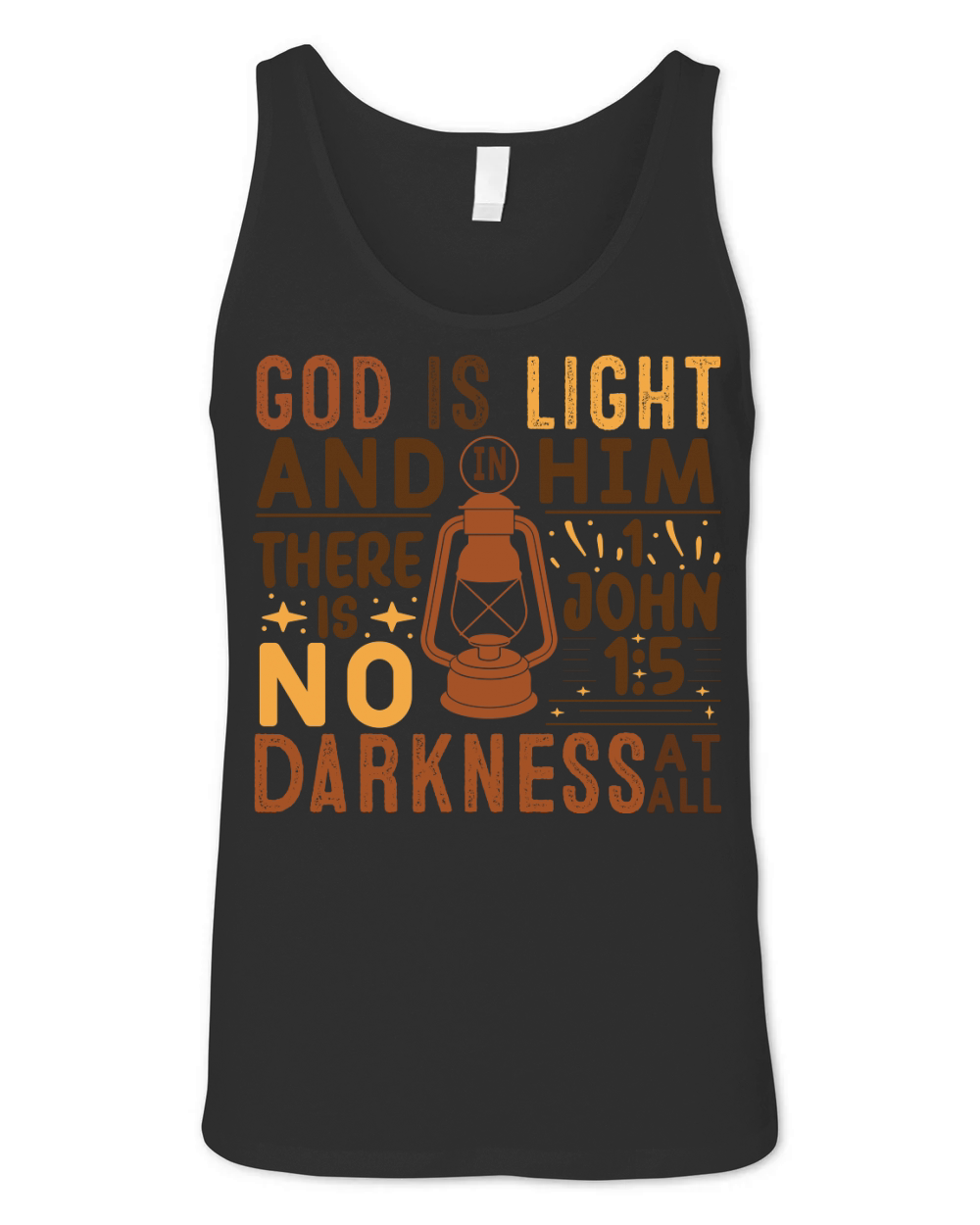 God is Light Unisex Jersey Tank