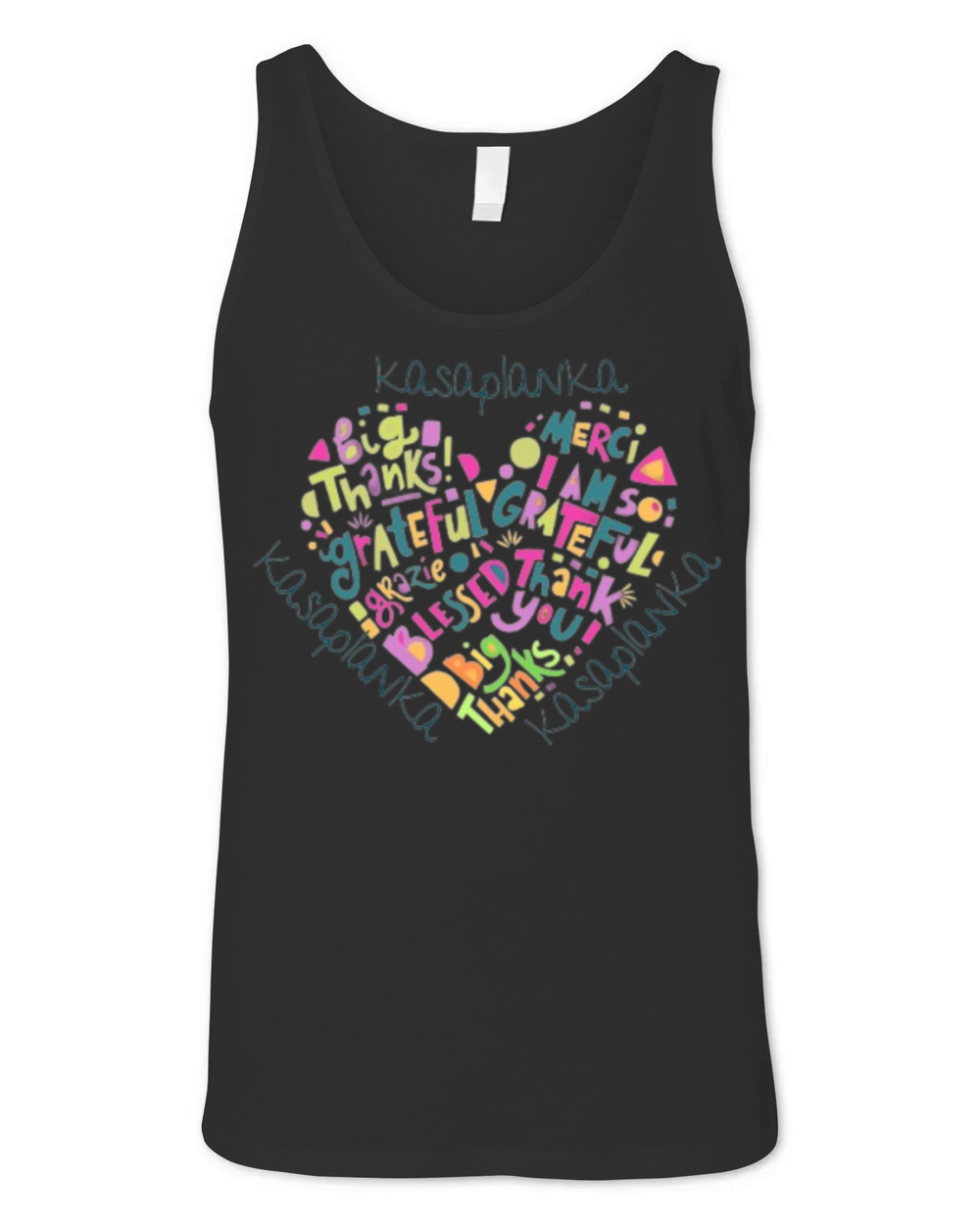 Green and Magenta Colorful Playful Motivation Unisex Jersey Tank