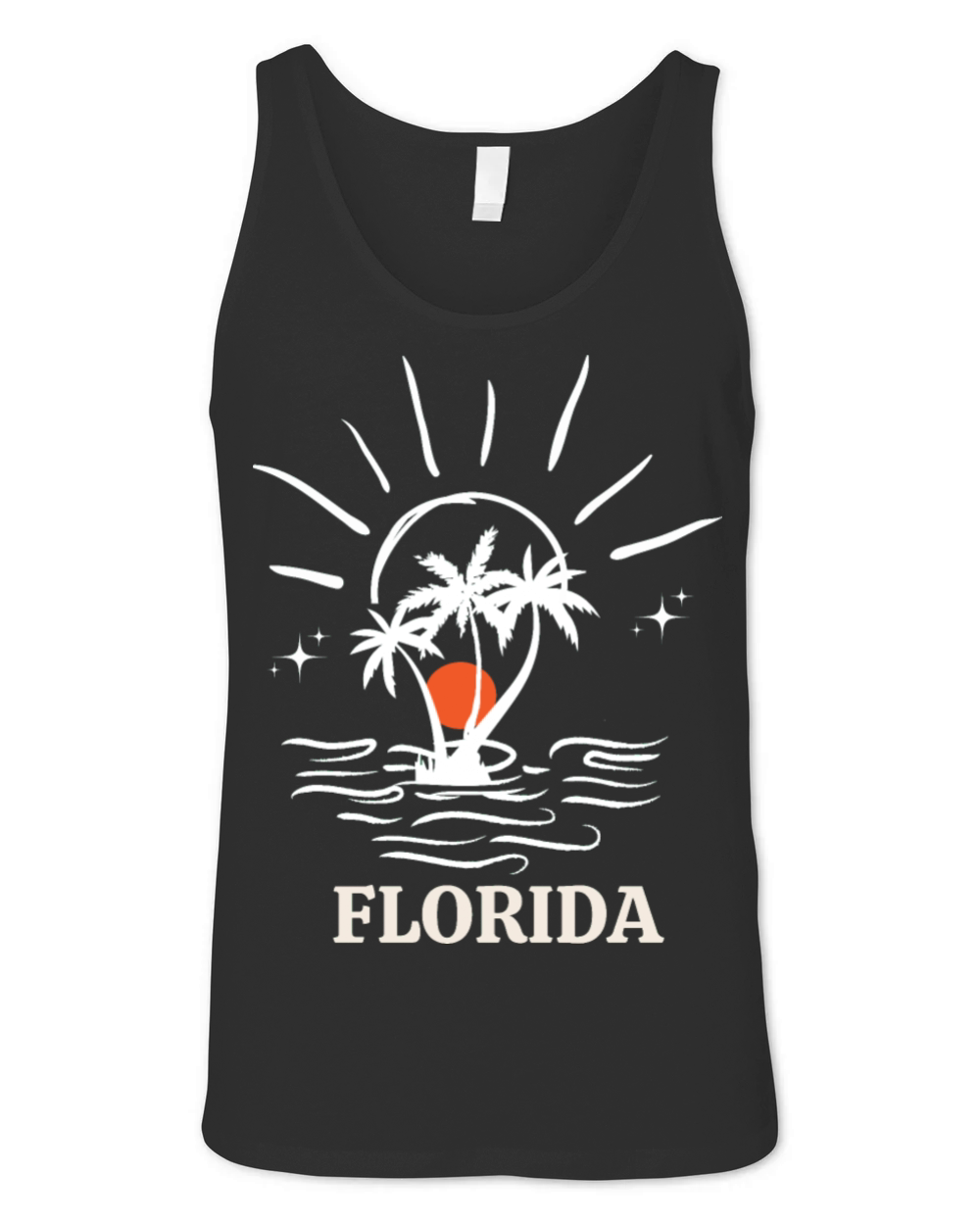 vintage florida retro Unisex Jersey Tank